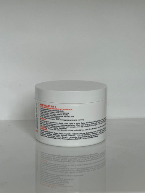 2 5 1 10 oz Visha Skincare Bump Baby in Multitasking Body Balm, Soothes and Relieves Dry, Itchy Skin and Stretch Marks