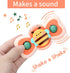 Spinning Sensory Learning Toys for Toddlers 1-3, Suction Cup Spinner Toy, Birthday Gifts for 1-2 Year Olds