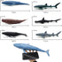6 Pack 14.5'' Set Mostop Sea Animal Toy for Kids Large Size Ocean Sea Marine Animal Figures, Realistic Ocean Sea