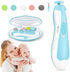 Trimmer Set, 6 1) Baby Nail Electric, Baby Nail Clippers, Baby Grooming Kit Manicure Nail File Baby Essentials Must