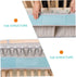ORFOFE Diaper Caddy Organizer Lightweight Hanging Storage for Cribs Changing Tables Made of Durable Material