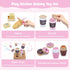 Playset 23pcs Sets SIMPLIPLAY Wooden Bakery Food Toys, Wooden Pretend Play Food for Kids, Play Kitchen Accessories