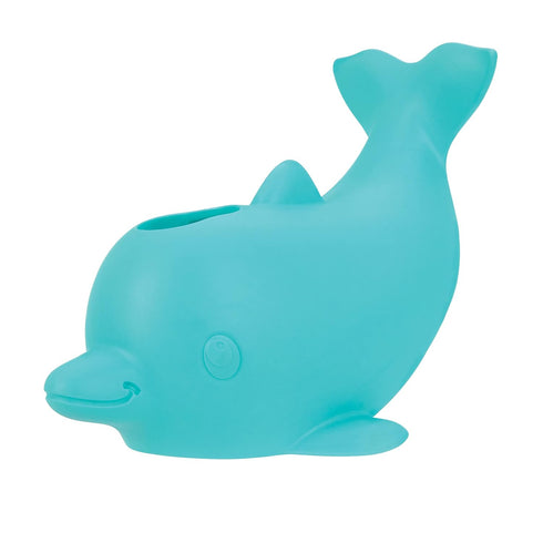 Nuby Bathtub Safety Spout Guard, Compatible with Most Standard Faucets, Bath Toys - Dolphin