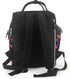 Qewfoju 70s 2 Backpack Backpack Mushroom Print Diaper Bag Large Capacity Diaper Baby Changing Bags