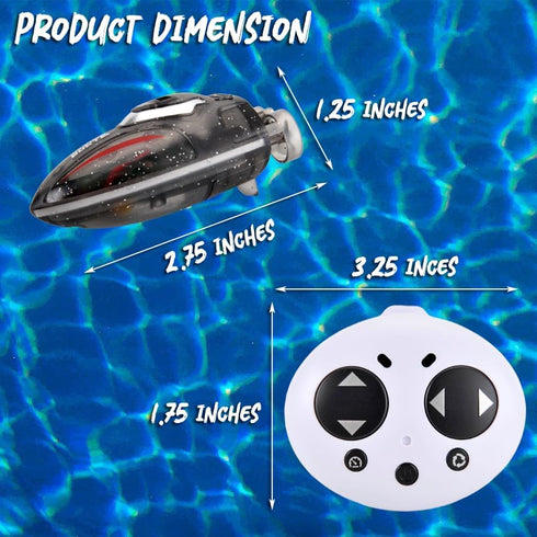 360 2.4 Swimming PowerTRC Mini Remote Control Boat RC Boat Rotating G Build in Rechargeable Battery Lake Pools Bathtubs