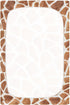 CHUROUSY 28x52 Inch Giraffe Print Crib Sheets for Boys Girl Giraffe Spots Zoo Safari Brown Animal Fitted Mattress Cover