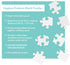 Hygloss Blank Decorating Art Activity - Jigsaw for Party Favors, DIY Invites, 5.5 x 8 Inches, 12 Pieces