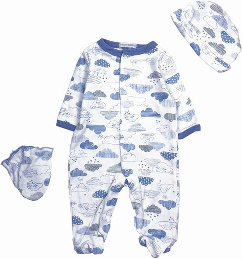 5pcs Set 20-23 inches Reborn Baby Doll Clothes Little Elephant Outfit for Reborn Baby Boy Doll Clothes Accessories