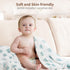 Newborn,2 Pack 41 41 inches Rayon from Bamboo Swaddle Blankets for Breathable Soft Receiving Blanket,Large x Swaddle