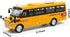 Ming You School Bus Toy - 9" Die-cast Pull Back Car with Sounds, Lights, and Openable Doors for Kids 4-8