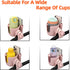 Elecphbo 2-in-1 Stroller Cup Holder with Phone Holder, Baby's Feeding Bottle Holder,Upgraded Universal Cup Holder,Bike