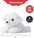 PREXTEX Stuffed Puppies, Set of 4 Cute Dog Toy Stuffed Animals for Kids, 6 Inch Small Plushies