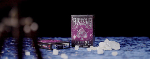 Bicycle Stargazer Falling Star Galaxy Design - Playing Cards