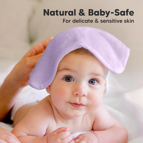 6-Pack Skin,10x10 Baby Washcloths Soft Absorbent Viscose from Bamboo Washcloths for Face, Body, Baby Towels