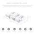 300 Count, (32" 16"), Oilo Changing Pad Cover, Breathable Turkish Cotton Fitted Jersey, Thread Machine Washable, Fits