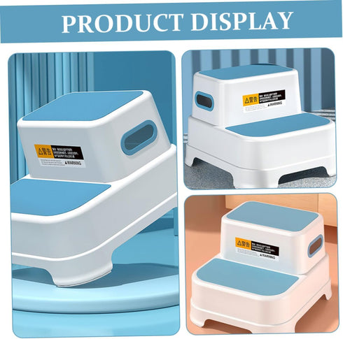 Didiseaon Boy Girl's Bathroom Step Stool Non-Slip Foot Stool for Potty Training for Boy Girl for Sink and Toilet Use