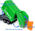 2.4G RC Garbage Truck Toy with Lights, 6 Channel Remote Control Waste Management Truck with 2 Rechargeable Batteries