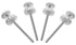 4Pcs Universal Baby Gate Threaded Spindle Rod, M8 (8mm) Replacement Bolt Part for Pet Pressure Mounted Safety Gates,