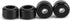 Mini Finger Skateboards, Wooden Toy Professional Finger Skate Set for Children (Black)