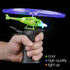 Set 2 8 3+ ArtCreativity Light Up Flying Helicopter Toys for Kids of with LED Lights, Handheld Launcher, Soars Over