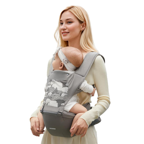 Baby Carrier, 6-in-1 Ergonomic Baby Carrier Newborn to Toddler, Safety-Certified Infant Toddler