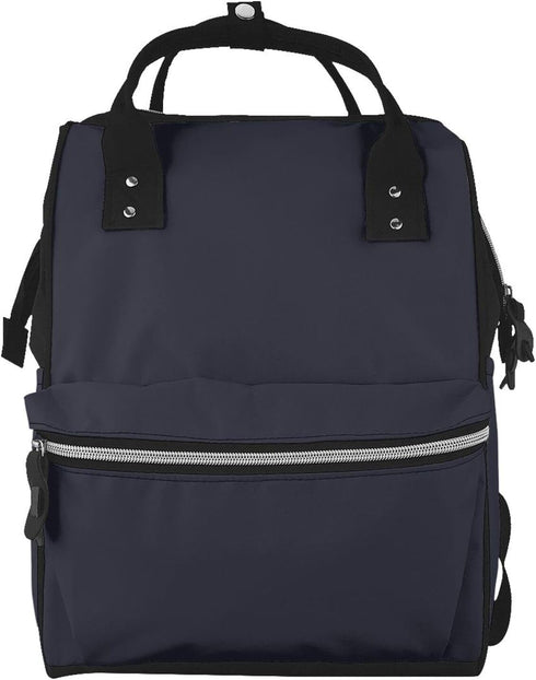 ZQYTGFDC Solid dark green Multifunctional Nappy Backpack - Large Capacity Diaper Bag with