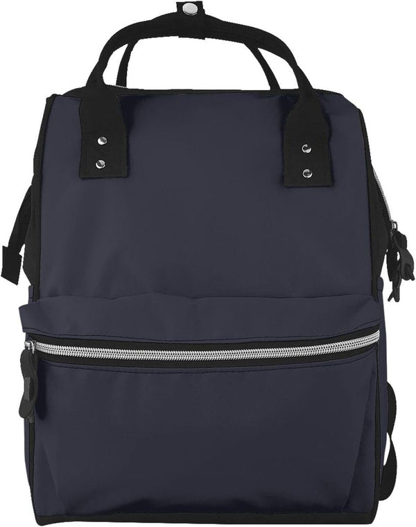 ZQYTGFDC Solid dark green Multifunctional Nappy Backpack - Large Capacity Diaper Bag with