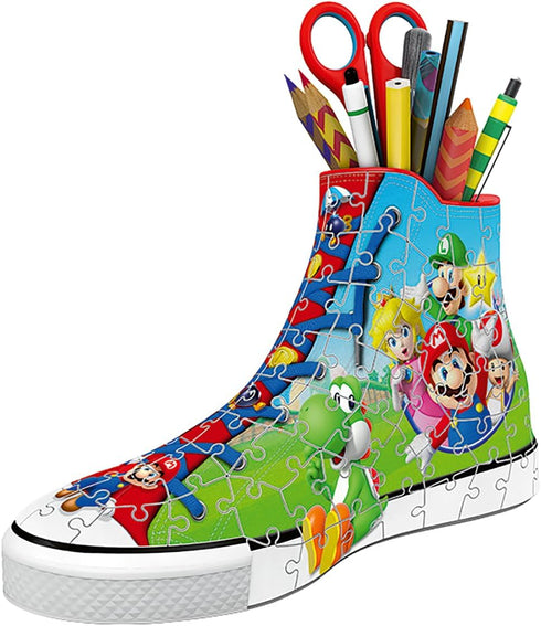 Ravensburger Super Mario Brothers Shoe 3D Jigsaw Puzzle for Kids & Adults, Age 8 and Up - 108 Pieces, No Glue Required