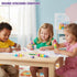 Set 12, 6 Fun Express Round Stacking Crayons for Kids - of Each has Colors per Crayon - Classroom Teacher Supplies