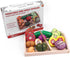 Take Me Away Set Set Wooden Cutting Fruit Vegetables for Kids - Pretend Play Food Toy with Wooden Knife and Tray