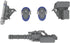 Power Dolls 2: X-4+ (PD-802) Weapon Set - 3 Pieces