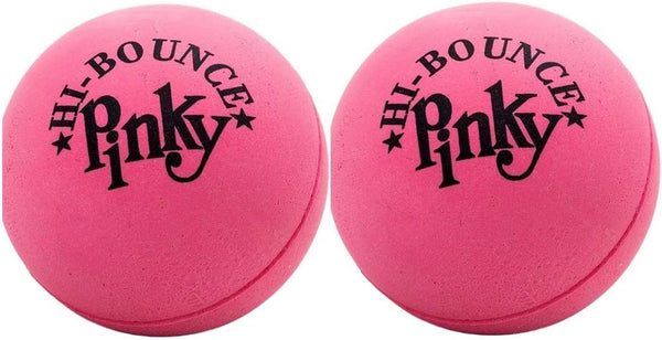 JA-RU Hi-Bounce Pinky Ball (2 Bouncy Balls) for Kids, Stress Ball, Indoor & Outdoor Playground Toy