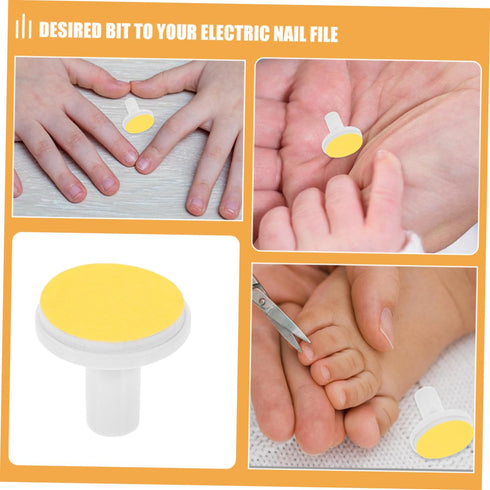 Trimmer 10pcs Set NOLITOY Nail File Pads for Electric Nail Replacement Pad Nail Grinding Heads Precision and Smoothness