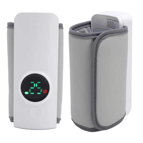 Hamwesh 6000mAh 6 Settings 37 40 42 45 50 55C, Baby Bottle Warmer, Portable USB C Rechargeable with Temperature