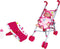 Lissi : 12" Baby Doll & Push-Carry Travel Set - Pink Elephant Onesie,