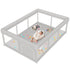besuhot Baby Playpen Baby Playard Large playpen 74 x 50 inch, Playpen for