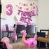 Dino-Rex Baby Girl 3rd Birthday Party Decorations - Pink Dinosaur Supplies for Celebrations