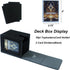 AEGIS GUARDIAN Card Deck Box for MTG, Commander Display, Holds 100 Double-Sleeved Cards, Black&Gray
