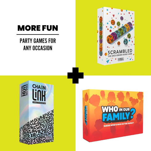 8+, 2+ Viral Studios A to Z Fast-Paced Word Game for Families & Game Nights Race the Timer, Flip Letters & Shout