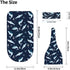 Osvbs Set Sharks Ocean Animal Baby Stuff Swaddle Blanket Wrap Baby Newborn Blanket Soft Stretchy with Headband Hat Gift