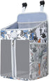EUBUY Changing Table Diaper Organizer, Nursery Caddy Organizer for Cribs Playard Baby