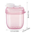 Generic Powder Formula Dispenser - Airtight Food Storage Reserve Box Holder | Compartment Design Sealed Portable Powder