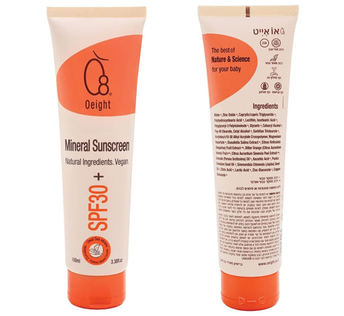 Oeight Mineral Sunscreen for Babies and Children, Baby Sunscreen Lotion Family Sun