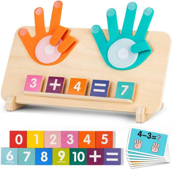 GUEETIC Preschool Learning Toys for Toddlers 3-4, Educational Math manipulatives Number Counting