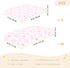 miaozhen Seamless 1 Pack 52x28 Cotton Baby Crib Sheets Ultra Soft Heart Aura Muslin Crib Sheets for Nursery Decor de