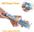 Multifunctional Baby Bottle Brush Cleaner Set - Silicone and Nylon Brush with Suction Cup