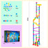Meland Marble Run - 132Pcs Marble Maze Game Building Toy for Kids, Marble Track Race Set & STEM Learning Toys for Ages