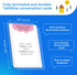 TALKWISE 700 6 Family Conversation Cards, Fun Conversation Starters for Families, Play Dinner Table Games, Family