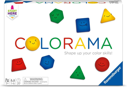 Ravensburger Colorama Game for Kids - Engaging Pattern & Shape Recognition Fun | Family-Friendly | Ages 3 & Up