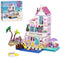 MindBox Girls Seaside Villa Building Blocks,812pcs Beach House Building Toys for Kids
